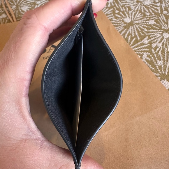 NWT Coach Black Signature Card Holder - Picture 6 of 8